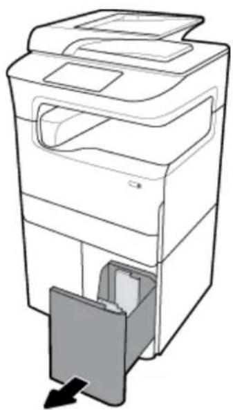 HP PageWide Managed MFP P77740 - HCI トレイにセットする - 1