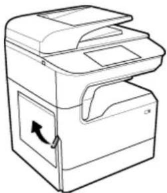 HP PageWide Managed MFP P77740 - 文書フィーダの紙詰まりを解決する - 63