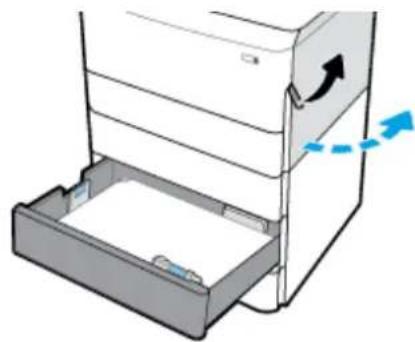 HP PageWide Managed MFP P77740 - 文書フィーダの紙詰まりを解決する - 22
