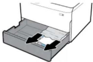 HP PageWide Managed MFP P77740 - 文書フィーダの紙詰まりを解決する - 13
