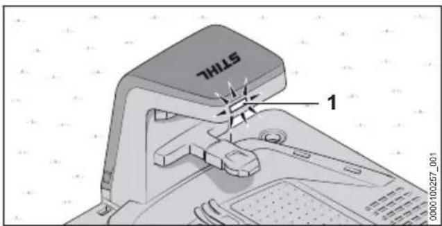 STIHL iMow 5.0 EVO - LED sulla docking station - 1