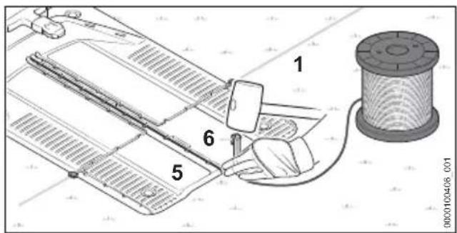STIHL iMow 5.0 EVO - Installing guide wire - 5