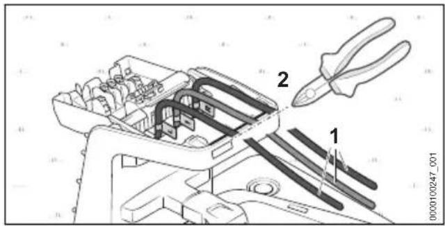 STIHL iMow 5.0 EVO - Connecting perimeter wire and guide wire - 1