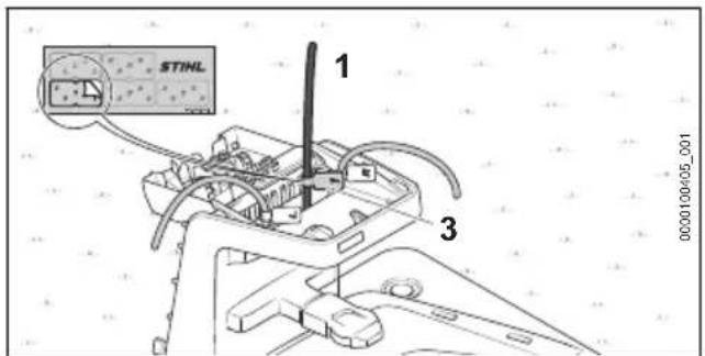 STIHL iMow 5.0 EVO - Installing guide wire - 3