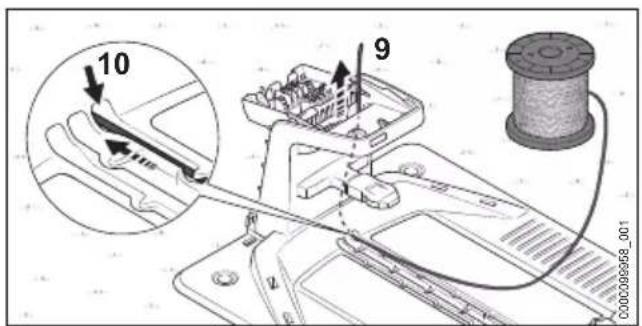 STIHL iMow 5.0 EVO - Feeding the perimeter wire - 1