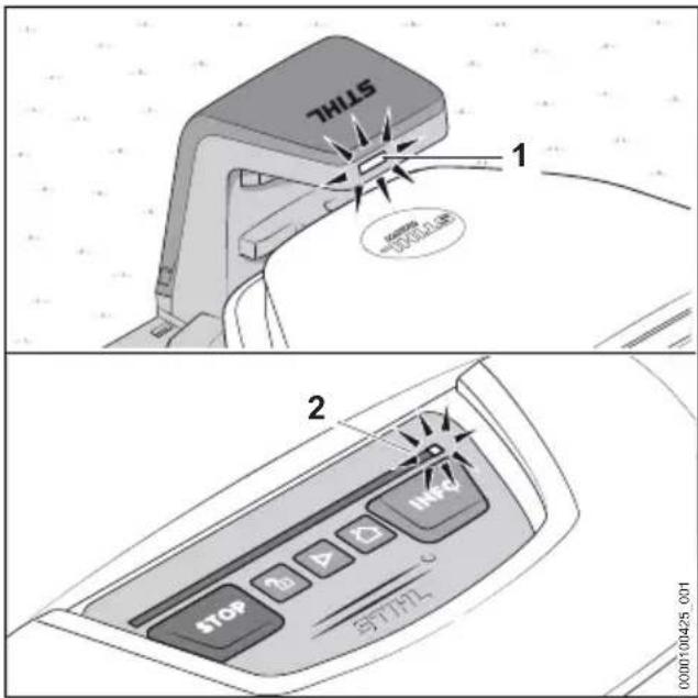 STIHL iMow 5.0 EVO - Charging the robotic mower - 2