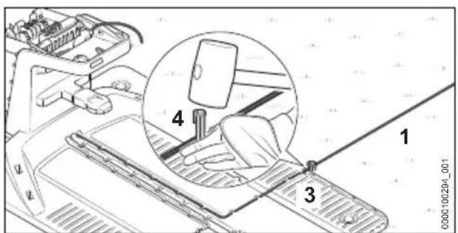 STIHL iMow 5.0 EVO - Setting up the docking station in the center of the mowing area - 2