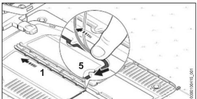 STIHL iMow 5.0 EVO - Neerleggen van de begren- zingsdraad voltooien - 8