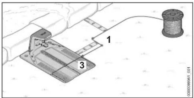 STIHL iMow 5.0 EVO - Se la docking station è appoggiata a una parete: - 1