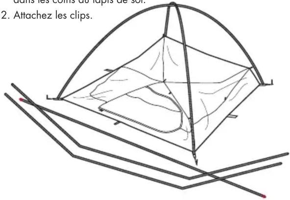 MSR Remote 3 - ASSEMBLAGE DE L'ARMATURE DE LA TENTE - 1
