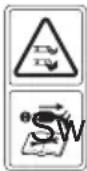 Deltafox DGELM 1332 - Pictorial Diagrams on the Equipment - 3