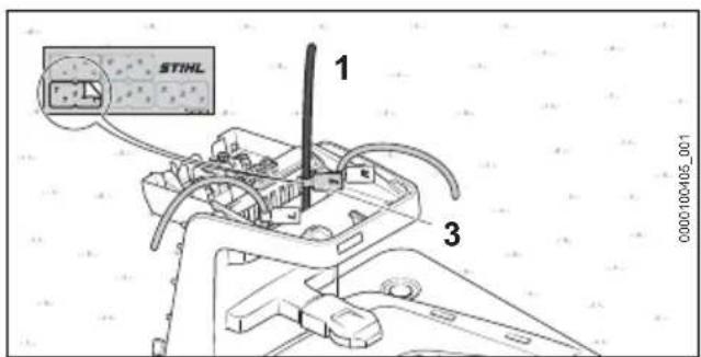 STIHL iMow 6.0 EVO - Installing guide wire - 3