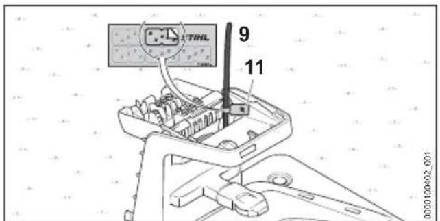 STIHL iMow 6.0 EVO - Positioning the docking station English - 1