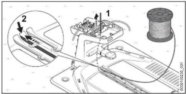 STIHL iMow 6.0 EVO - Installing guide wire - 1