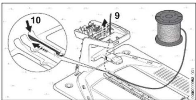 STIHL iMow 6.0 EVO - Feeding the perimeter wire - 1