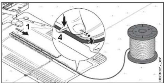 STIHL iMow 6.0 EVO - Installing guide wire - 4