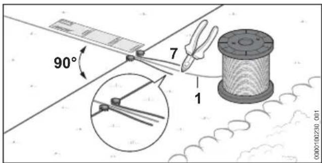 STIHL iMow 6.0 EVO - Installing guide wire - 8