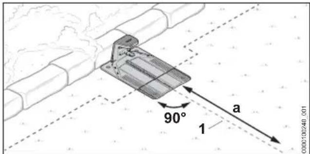 STIHL iMow 6.0 EVO - Positioning the docking station - 1