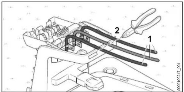 STIHL iMow 6.0 EVO - Collegamento del filo perime- trale e del filo guida - 1