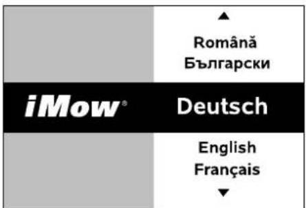 STIHL iMow RMI 422 - Impostazione lingua, data, ora - 1