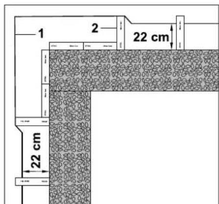 1 2 22 cm 22 cm