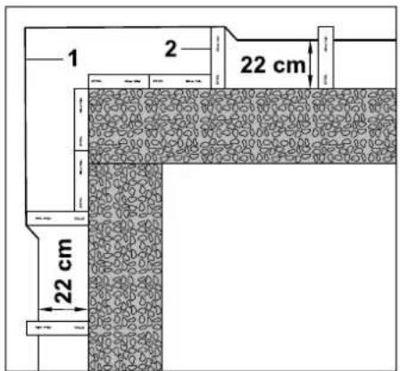 1 2 22 cm 22 cm