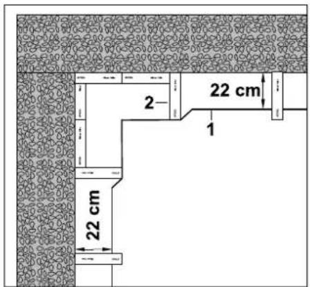 2 22 cm 1 22 cm