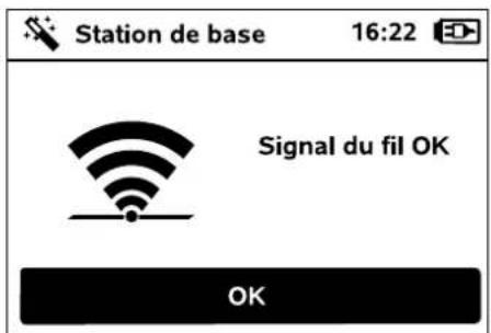 Station de base 16:22 Signal du fil OK OK