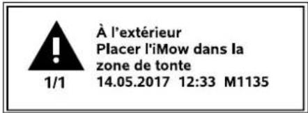 À l'extérieur Placer l'iMow dans la zone de tonte 1/1 14.05.2017 12:33 M1135