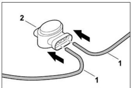 STIHL iMow RMI 422 - Utilizzo delle connessioni filo - 1
