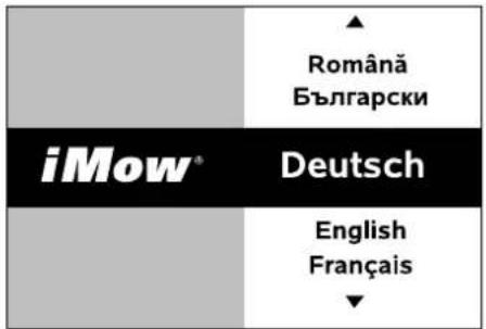 STIHL iMow RMI 422 - Setting the language, date and time - 1