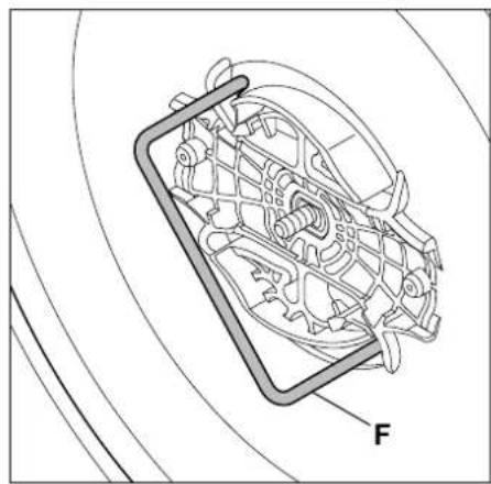STIHL iMow RMI 422 - Removing the carrier plate: - 1