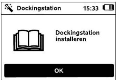 Dockingstation 15:33 Dockingstation installeren OK