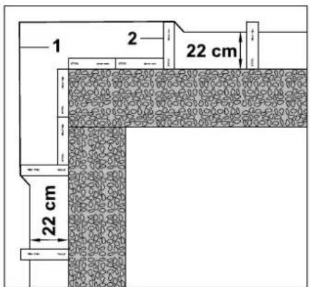 1 2 22 cm 22 cm