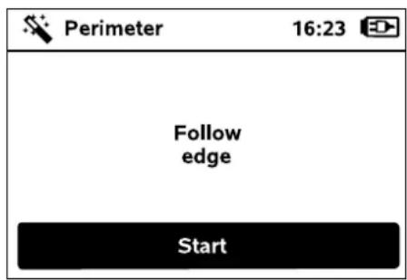 Perimeter 16:23 Follow edge Start