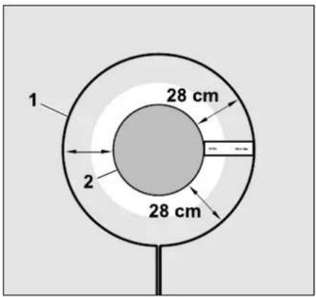 1 2 28 cm 28 cm