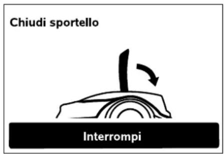 Chiudi sportello Interrompi