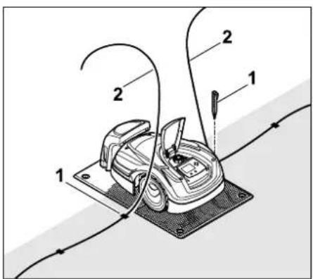 STIHL iMow RMI 422 - Pose du fil de délimitation - 12