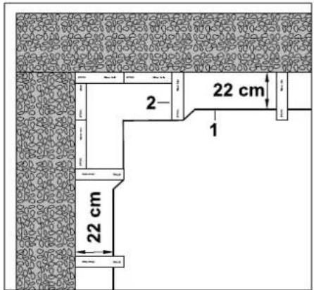 2 22 cm 1 22 cm