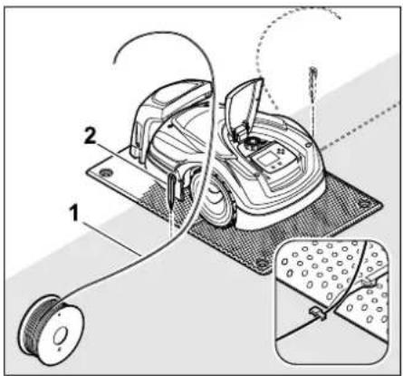 STIHL iMow RMI 422 - Begrenzungsdraht verlegen - 8