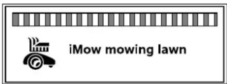 iMow mowing lawn