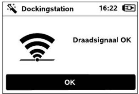 Dockingstation 16:22 Draadsignaal OK OK