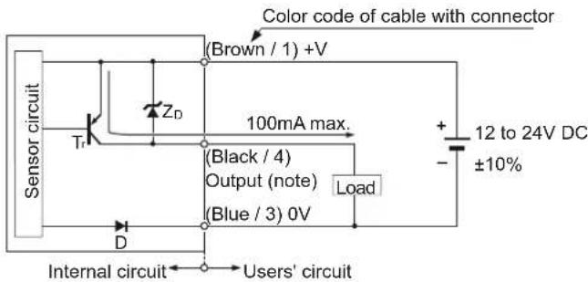 PANASONIC CX493PZ Photelectric Sensor - PNP output type - 1