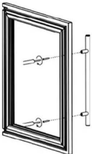NewAir NCH840BK00 - COMMENT INSTALLER LA POIGNEE DE PORTE - 1