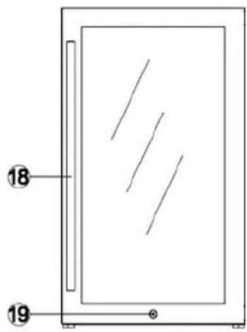 NewAir NCH840BK00 - LISTA DE PIEZAS - 2