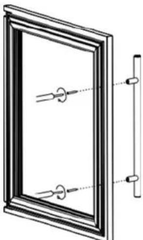 NewAir NCH840BK00 - HOW TO INSTALL THE DOOR HANDLE - 1