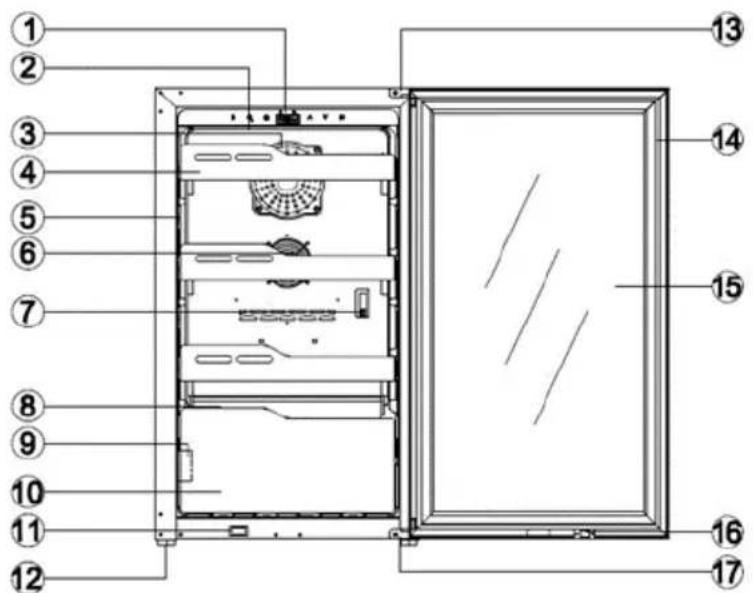 NewAir NCH840BK00 - PARTS LIST - 1