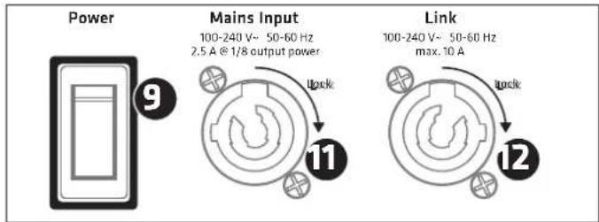 HK AUDIO Linear 5 MK II 118 Sub A - Mains Input - 2