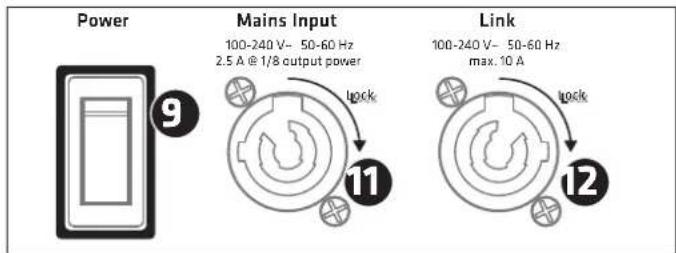 HK AUDIO Linear 5 MK II 118 Sub A - Mains Input - 2