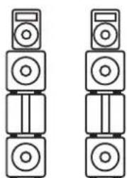 HK AUDIO Linear 5 MK II 118 Sub A - Montage en configuration cardioïde 2:1 - 1